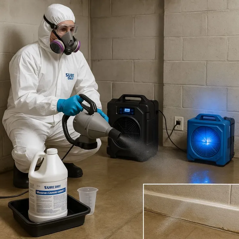 Sanitization and Odor Removal process in Germantown, TN