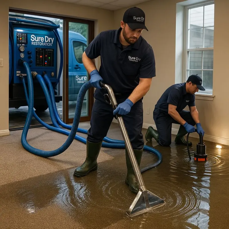 Water Extraction and Removal process in Germantown, TN
